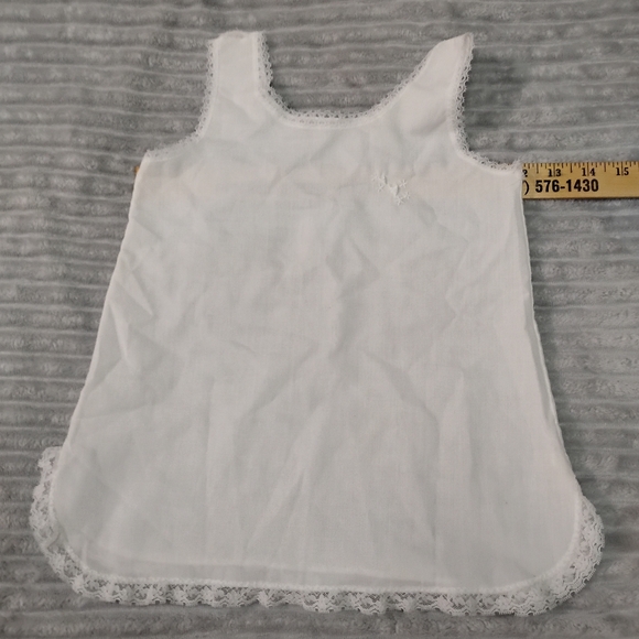 Vintage Baby Dresses and Romper Made In USA 12 Months 18 Months Handmade - Picture 2 of 16